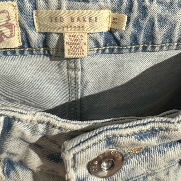 Ted Baker Chrishl Straight Leg Ankle Grazer Women's Jeans size 25 - Picture 8 of 16